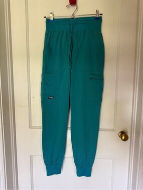Grey's Anatomy Teal Jogger Scrub pants